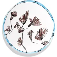 Serax MARNI midnightflowers - Bord L Camelia Aubergine 28 cm - 2 stuks