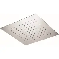Bellezza Bagno Hoofddouche belleza bagno clipon inbouw regendouche vierkant 34x34 cm mat zwart