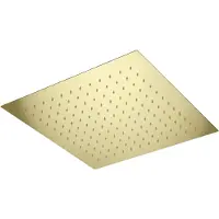 Bellezza Bagno Clip On inbouw hoofddouche 34x34cm goud