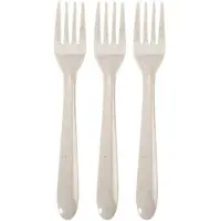 Hega hogar Camping/bbq gourmet bestek 12x stuks vorken bio/eco verantwoord - Besteksets