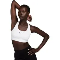 Nike Swoosh Sport Beha Wit Zwart