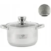 Meyerhoff MH-12149 kookpan met deksel en maatverdeling Ø 22 cm 4L