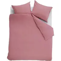 Ambiante Dekbedovertrek Cotton Uni Pink Katoen-260 x 200 / 220 cm | Extra Breed