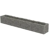 vidaXL Gabion plantenbak verhoogd 360x50x50 cm gegalvaniseerd staal