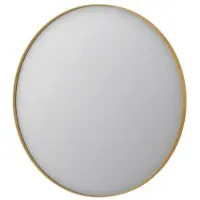 Ink SP15 Spiegel Rond Mat Goud Aluminium Kader 80 x 3,5 cm