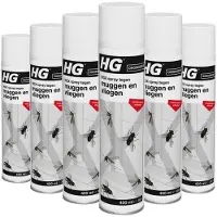 Hg 6x X Spray Tegen Muggen & Vliegen 400 ml