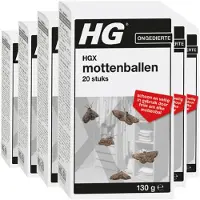 Hg 6x X Mottenballen 20 Stuks