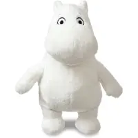 Aurora Muminki Serie - Staande Knuffel - 17 cm - Zacht Materiaal - Wit