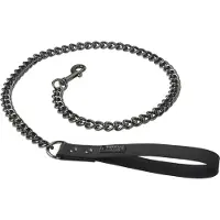 Tom of Finland Neoprene Gun Metal Leash