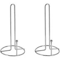 Gerimport 2x stuks keukenrolhouders metaal 28.5 cm - Keukenrolhouders