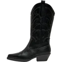 ONLY Cowboylaarzen 'Bronco' zwart
