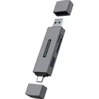 Sitecom Usb-stick-kaartlezer Met Extra Usb-a (usb-a + Usb-c)