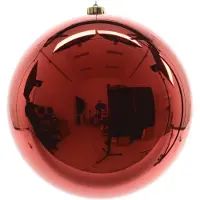 Décoris Kerstbal | | Ø 20 cm (Rood)