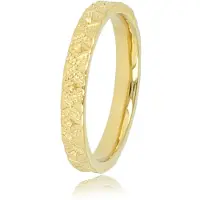 My Bendel - Goudkleurige Ring met Sterretjes - Tijdloze Charme en Elegantie - met Luxe Cadeauverpakking | Sieraden Voor Dames | Maat 16.00 Mm / Maat 50