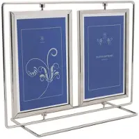 Henzo Fotolijst - Platinum Double Swing - 10x15 cm - Zilver
