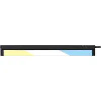 Briloner - LED Onderbouwverlichting - onderkastlamp - keukenlamp - kastlamp - 54,5cm - CCT kleurtemperatuur - draaibaar - 6,5W - zwart