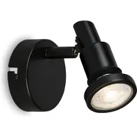Briloner LED-spot, zwart, 1x LED/GU10/4,8W