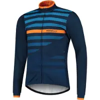Rogelli Stripe Jacket Blauw M Man