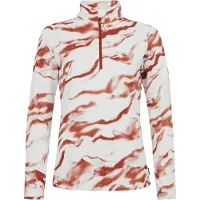 Protest PRTRIKOTI 1/4 zip Skipully dames Wit dessin S/36