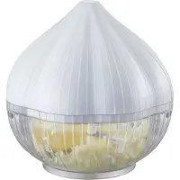 GEFU Knoflookhakker, Knoflooksnijder, 3 Messen, Geïntegreerde Schraper, Kunststof, Antislip, 9 cm - | AGLIOLI