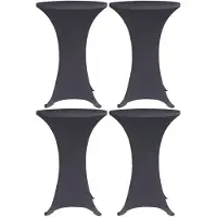 vidaXL Tafelhoes stretch 4 st 80 cm antraciet