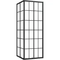 vidaXL Douchecabine, ESG, 80x80x180 cm