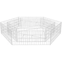 vidaXL Gabion plantenbak verhoogd zeshoekig 200x173x40 cm