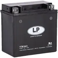Landport AGM 51205 / YTX14L-BS / YTX14-3 accu (12V, 12Ah, 200A)