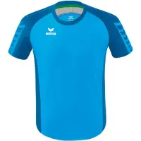 Erima Six Wings Jersey Short Sleeve T-shirt Blauw L Man