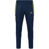 Jako Allround Trainingsbroek Senior Navy - Geel M