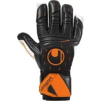 Uhlsport Speed Contact Supersoft HN Keepershandschoenen Zwart Wit Oranje