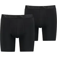 Puma Sport Lange Boxershorts voor Heren, Zwart, Maat 5