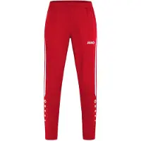 Jako Power Vrijetijdsbroek Dames - Wit / Rood | Maat: 36