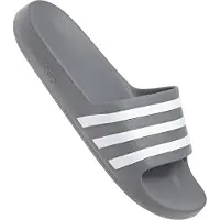 Adidas Muiltjes 'Adilette Aqua' grafiet / wit