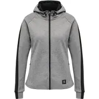 Hummel Sportief sweatvest 'Essi' grijs gemêleerd / zwart