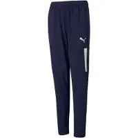 Puma Sportbroek 'TeamLIGA Pro' donkerblauw / wit
