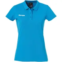 Kempa Short Sleeve Polo Blauw S Vrouw