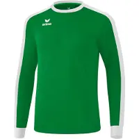 Erima Retro Star Voetbalshirt Lange Mouw Heren - Smaragd / Wit | Maat: S
