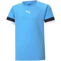 Puma Functioneel shirt 'TeamRise' azuur / zwart / wit