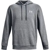 Under Armour Sportsweatshirt 'Essential' donkergrijs / wit