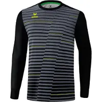 Erima Pro Jersey Longsleeve Keepersshirt Senior Zwart - Grijs XXL