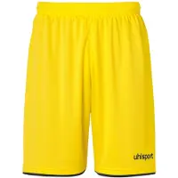 Uhlsport Club Short Heren - Geel / Zwart | Maat: M