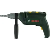 Klein Toys Bosch mini speelgoed boormachine - 24.5x15x4 cm - incl. licht- en geluidseffecten - groen rood