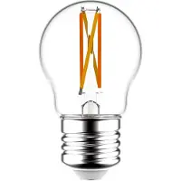 LumenXL E27 LED lamp, Ø45mm, 4.5W, 2700-2500-2200K, 3-staps dimbaar