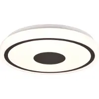 TRIO REALITY BUNDA - Plafondlamp - Zwart mat - incl. 1x SMD 16 W - Zwenkbaar