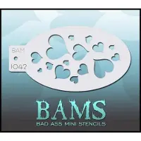 Bam Bad Ass BAM stencil 1042