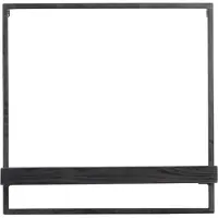 Light & Living Wandplank 50x15x50 cm MADDISON hout mat zwart (Zwart, 50x50x15cm)
