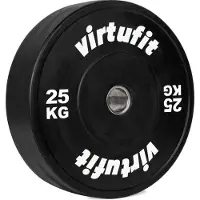 VirtuFit Bumper Plate - Olympische Halterschijf van Rubber - 50 mm - 25 kg