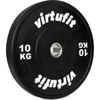 VirtuFit Bumper Plate - Olympische Halterschijf van Rubber - 50 mm - 10 kg