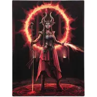 Something Different - 19x25cm Fire Element Sorceress Canvas afbeelding - Multicolours